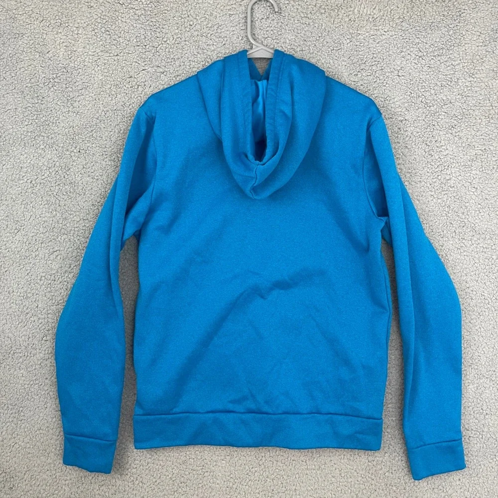 The North Face Half Dome Pullover Hoodie Mens Medium Blue Logo Pullover‎ Fleece